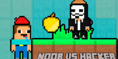 Noob vs Hacker Gold Apple